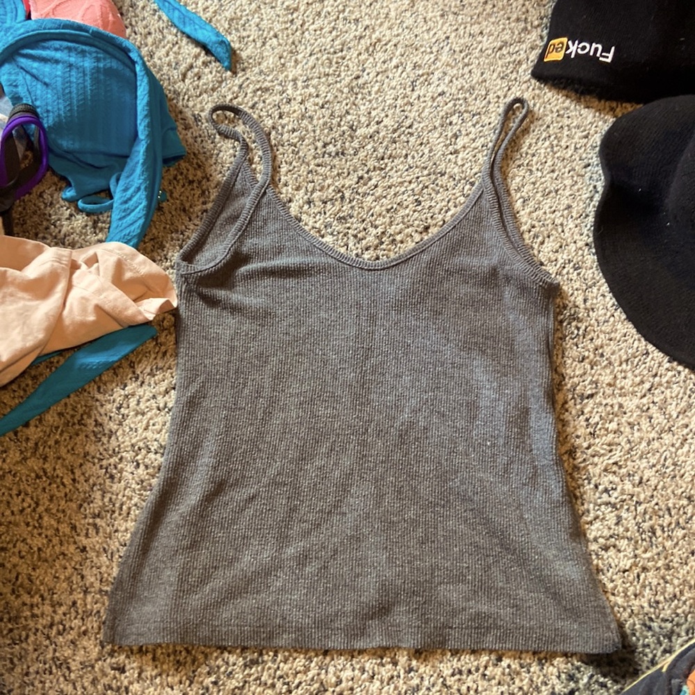 Brandy Melville Grey Tank Top